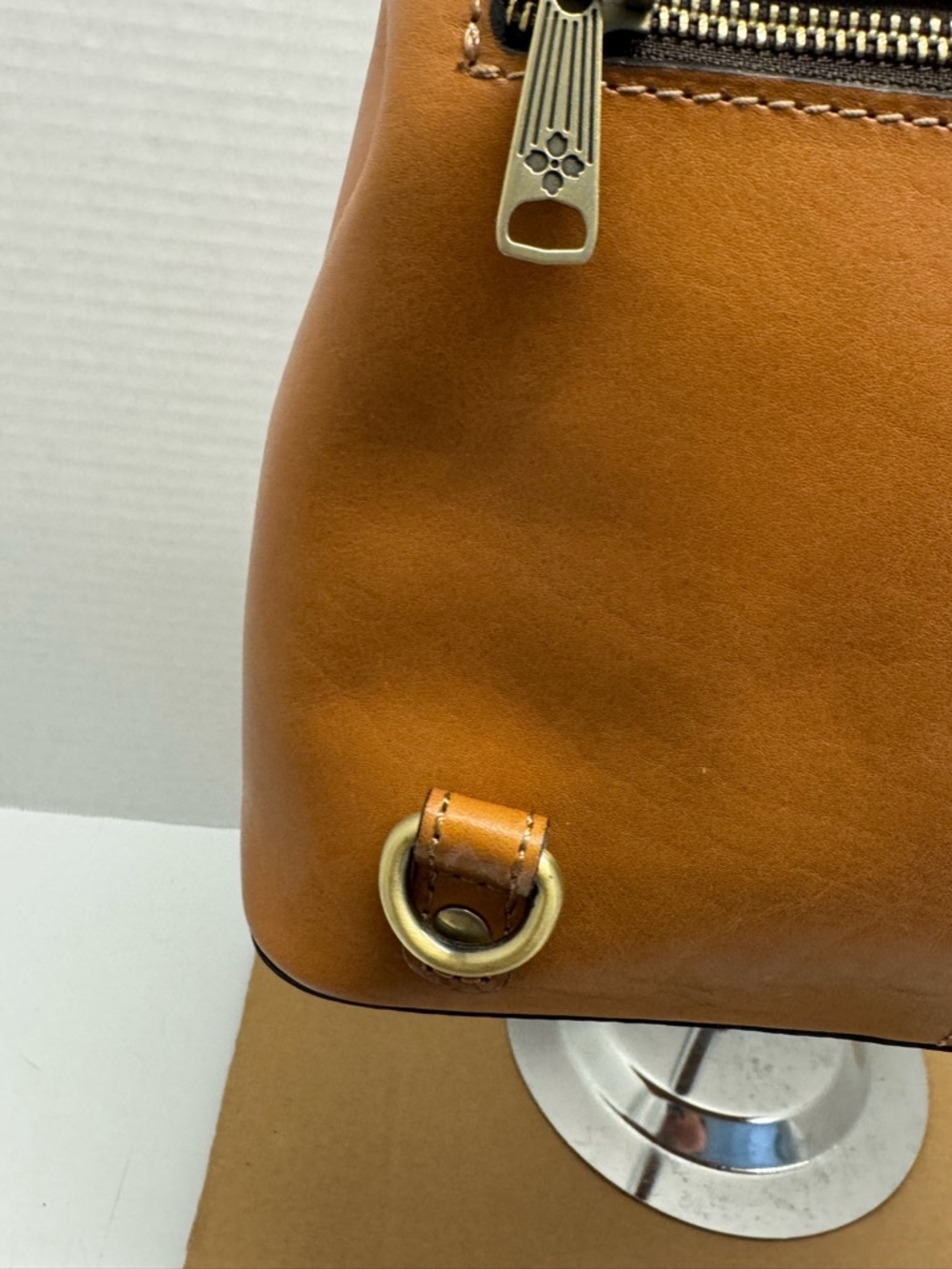 Patricia Nash Sinclair Tooled Leather Convertible Backpack - Picture 4 of 14